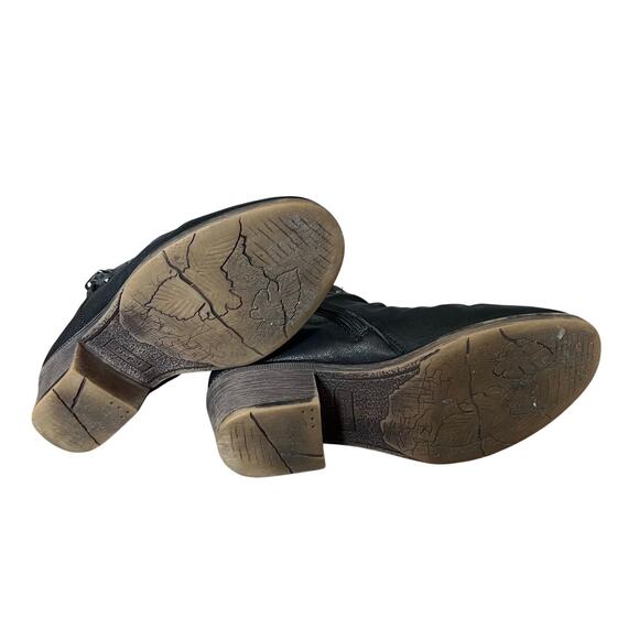 Propet  Black Leather Ankle Boot Roxie Bootie Size 7 W WFX135L - Picture 8 of 9